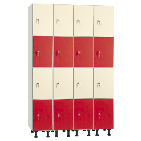 Lockers in melamine